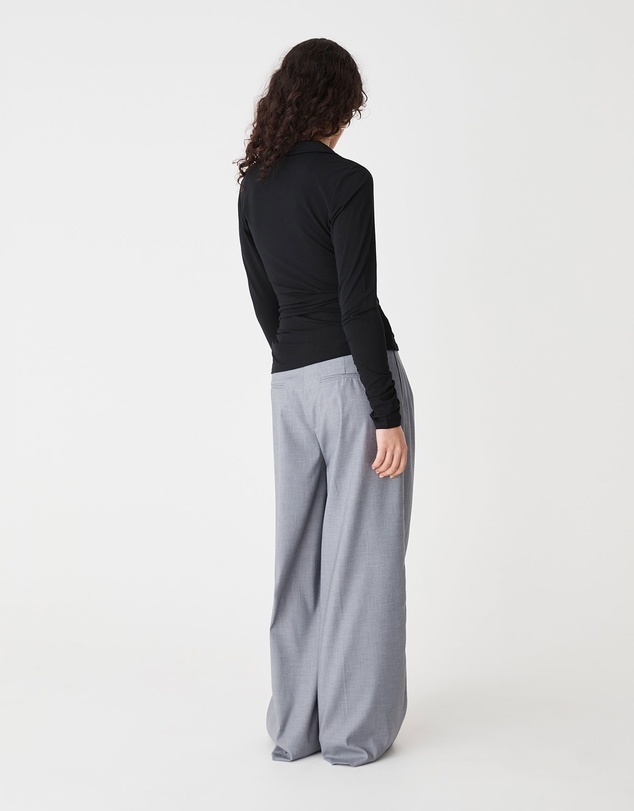 Forcast - Solene Bamboo Wrap Top