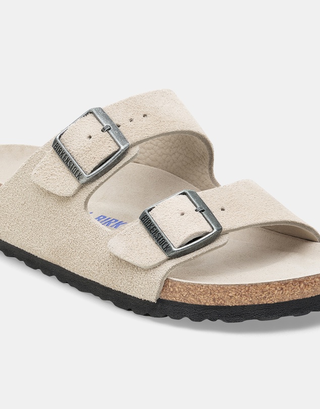 Birkenstock - Arizona SFB Tonal Footbed Suede Leather Narrow - Women's