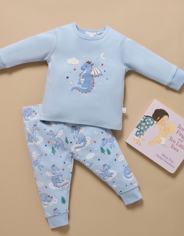 Purebaby - Thick PJ Set -Kids-Babies