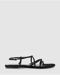 Edward Meller - SAMILLE Strappy Crystal Sandal
