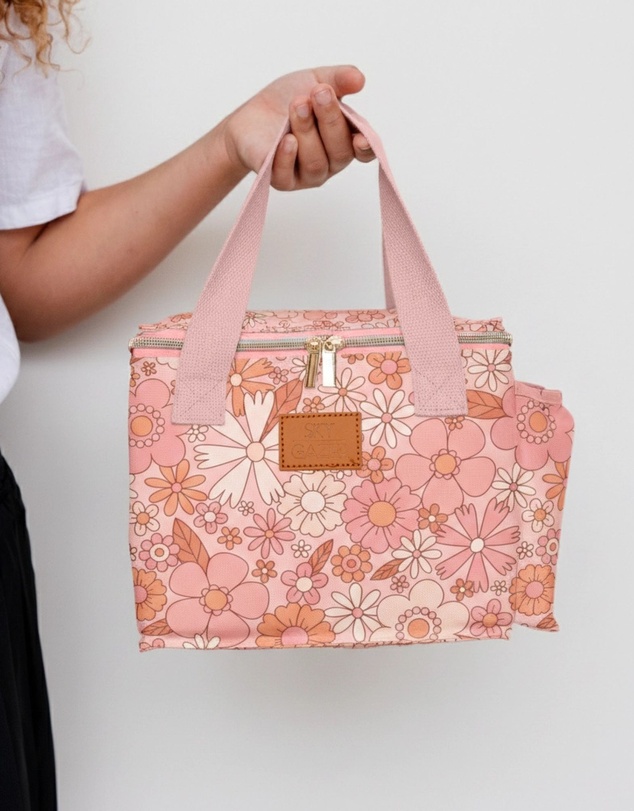 Sky Gazer - Insulated Lunch Bag- Flower Power