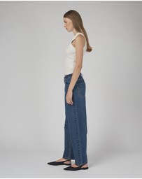 DRICOPER DENIM - Chloe Mid Rise Barrel Jeans