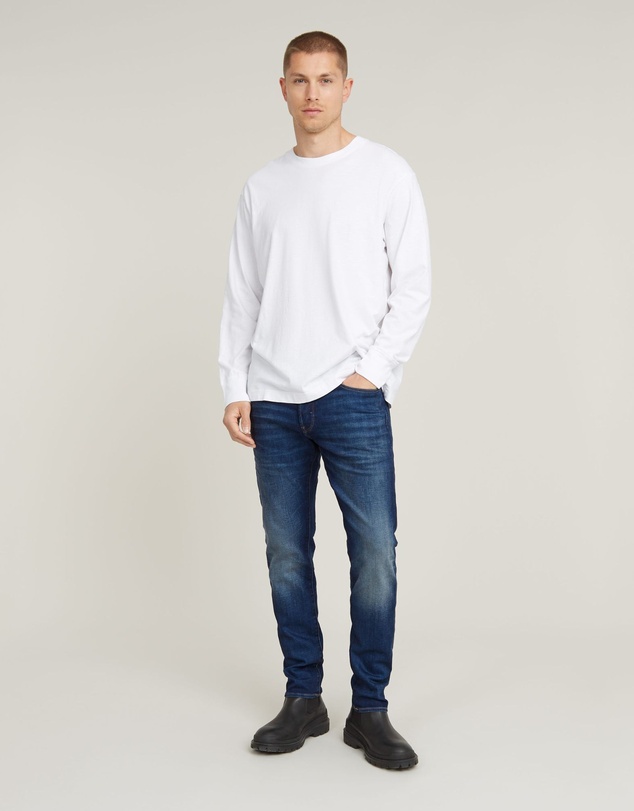 G-Star - 3301 Slim Worker Blue Faded