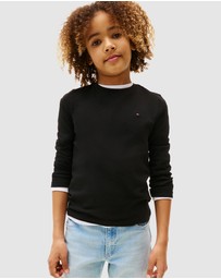 Tommy Hilfiger - Basic Long Sleeve Knit Tee - Kids
