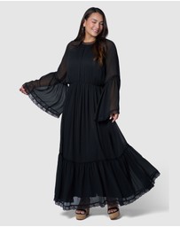 The Poetic Gypsy - Echoed Maxi Dress