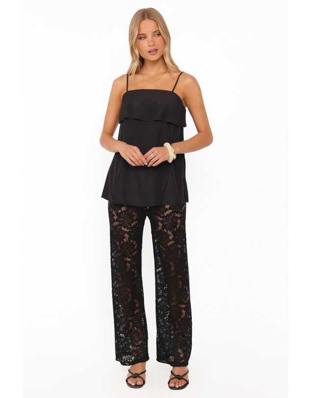 Petal & Pup - Ethel Lace Pant Set - Black