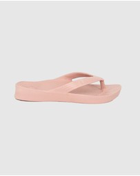 Tolu Australia - Pink Thongs For Kids With Arch Support