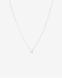 Michael Hill - Horseshoe Necklace with 0.10 Carat TW of Diamonds in 10kt Yellow Gold