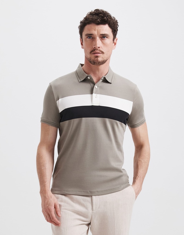 SABA - Tyler Pima Stripe Polo