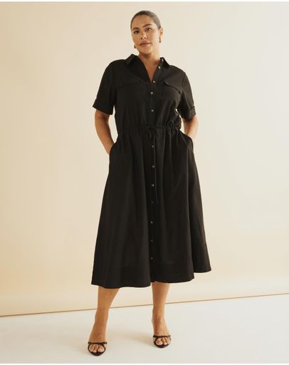 knee length dresses for ladies Zulu Midi Dress Musk  OWNLEY ONLINE