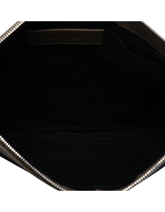 Pre-Loved by Azura Reborn - Pre-Loved Canvas Navy Clip M Clutch
