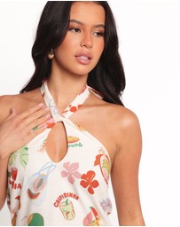 Petal & Pup - Octavia Mini Dress - Alfresco