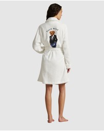 Polo Ralph Lauren - Polo Bear Short Woven Cotton Terry Robe