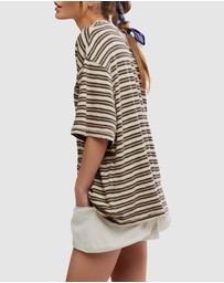 Free People - All Love Stripe Pocket Tee