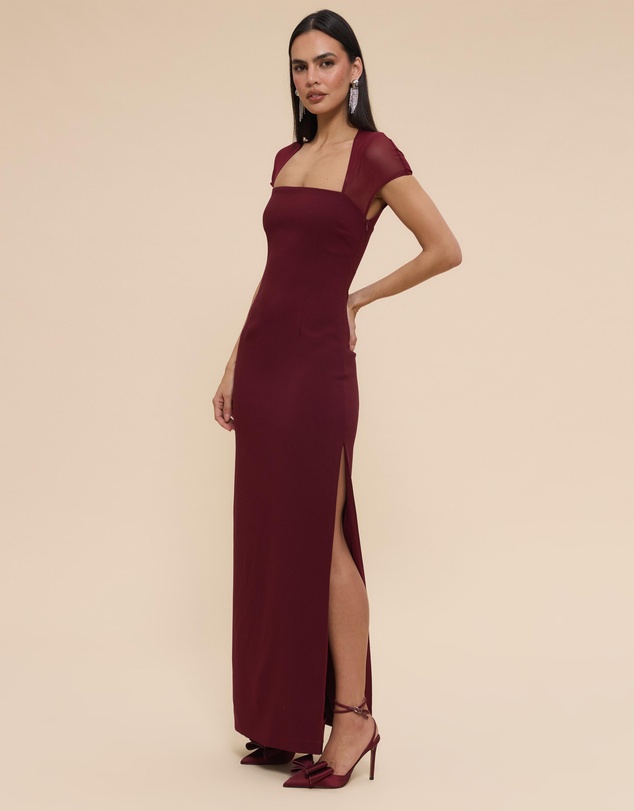 CHANCERY - Florence Mesh Detail Maxi Dress