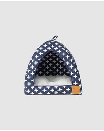 Mog & Bone - Cat Igloo - Navy Cross