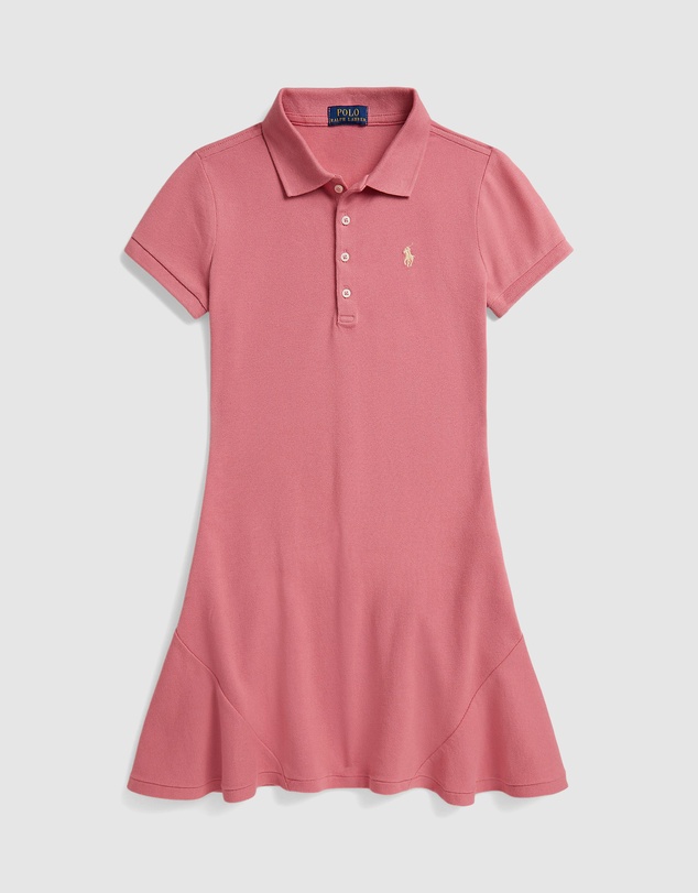 Polo Ralph Lauren - Stretch Mesh Polo Dress - Kids