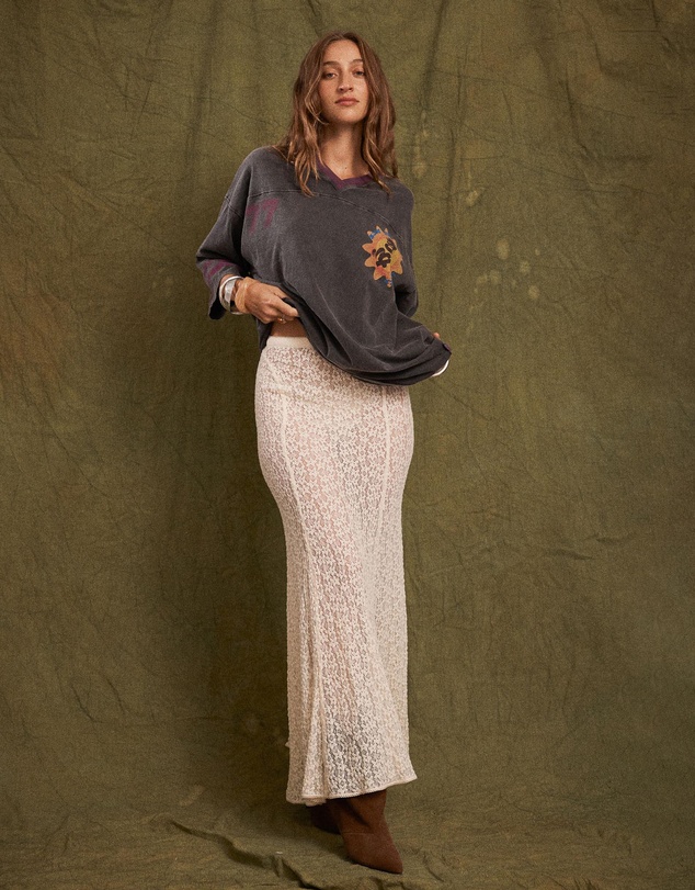 KINGA CSILLA - Tarot Lace Mother Maxi Skirt
