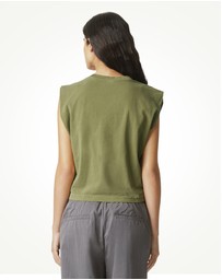 American Apparel - Heavyweight Garment Dyed Women's Muscle T-Shirt