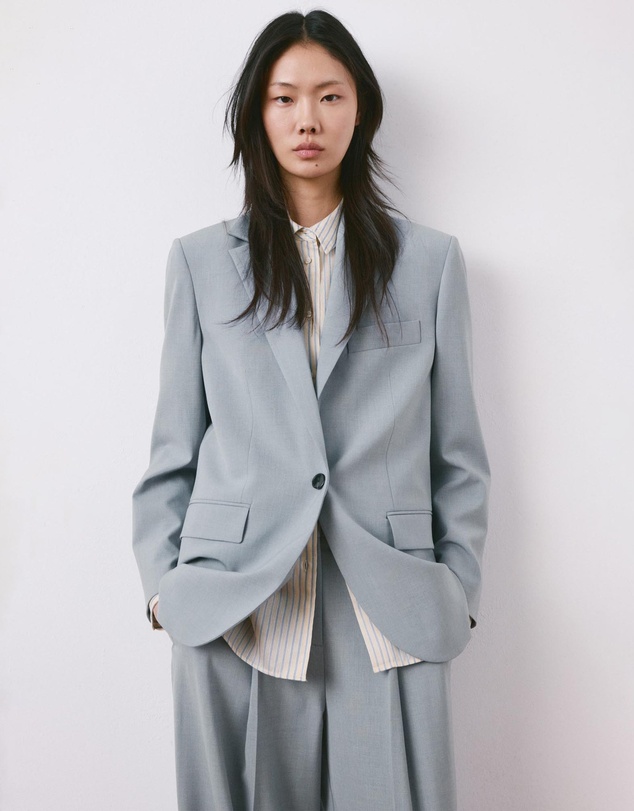 M.N.G - Straight Suit Jacket With Lapel Pockets