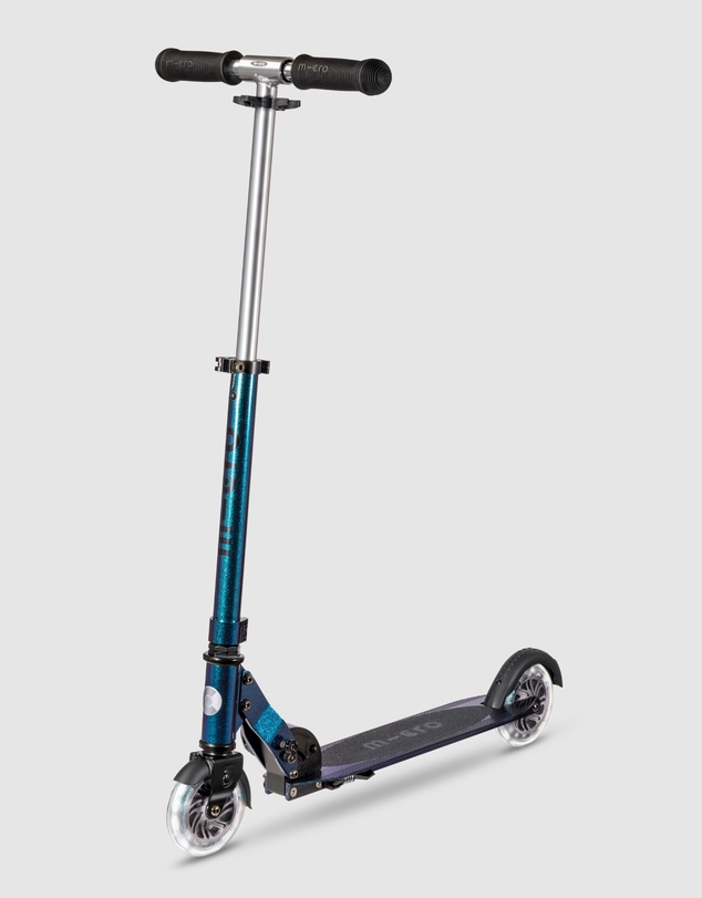 Micro Scooters - Micro Sprite 2 Wheel Folding Scooter Pearl with LED wheels