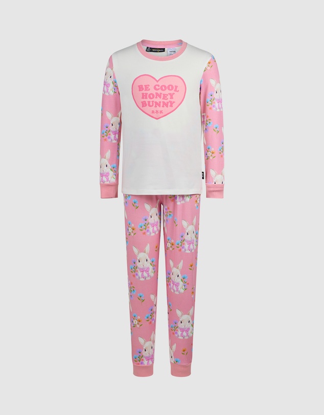 Rock Your Kid - Honey Bunny Long Sleeve Belle Sleep Set
