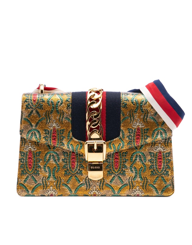 Pre-Loved by Azura Reborn - Pre-Loved Small Canvas Brocade Sylvie Satchel