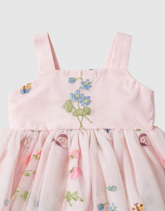 Bebe by Minihaha - Sophie Floral Embroidered Dress