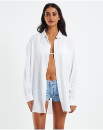 Subtitled - Avah Oversized Linen Shirt