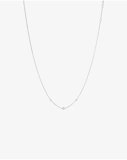 Michael Hill - Serendipity Necklace With 0.10 Carat TW Diamonds In Sterling Silver