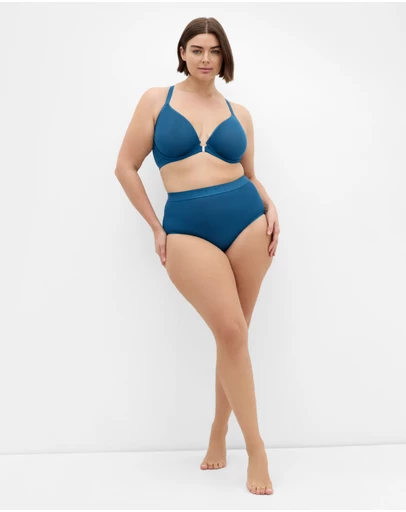 City Chic - Signature Mesh Plunge Underwire Bra