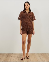 Atmos&Here - Rio Broderie Lace Shirt