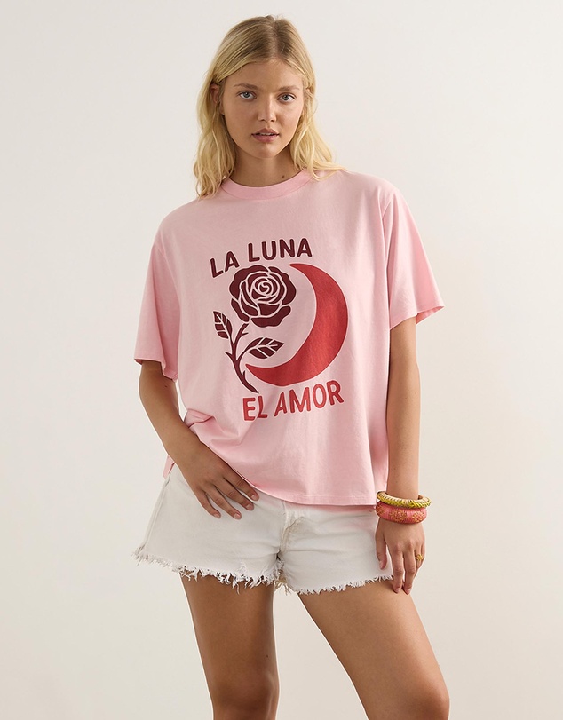 Auguste The Label - Moon Rose Boyfriend Tee