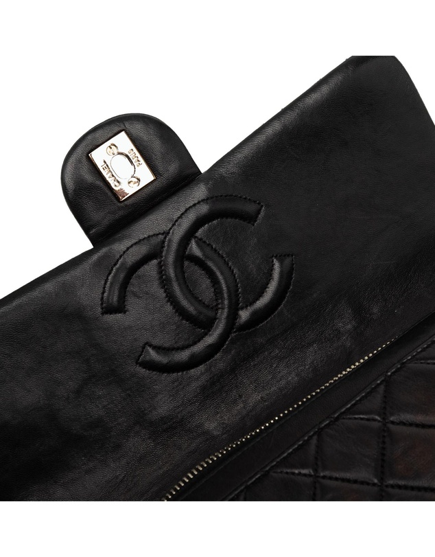 Pre-Loved by Azura Reborn - Pre-Loved Medium Quilted Lambskin Flap Backpack
