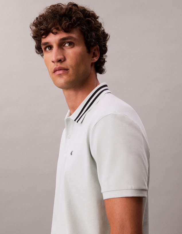 Calvin Klein Jeans - Casual Pique Classic Tipped Polo Shirt