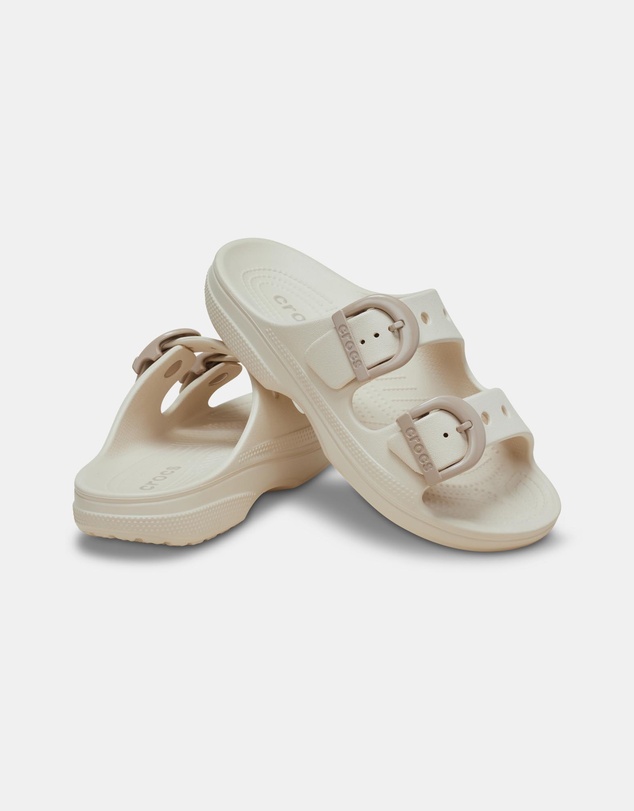 Crocs - Saturday Enamel Buckle Sandals - Women's