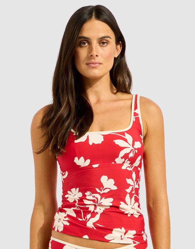 Seafolly - Mayflower Square Neck Tankini Bikini Top