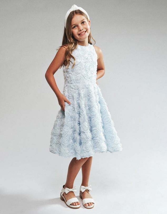Bardot Junior - Emily Rosette Dress - Kids-Teens