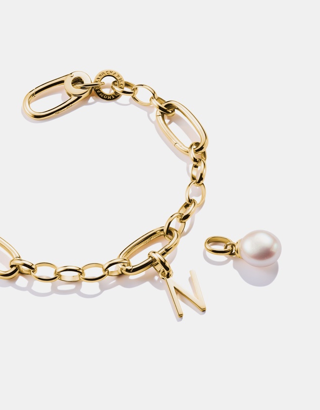 THOMAS SABO - THOMAS SABO Connect Charm letter N Gold