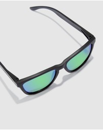 Hawkers Co - HAWKERS Polarized Carbon Black Green One Raw Sunglasses for Men and Women UV400
