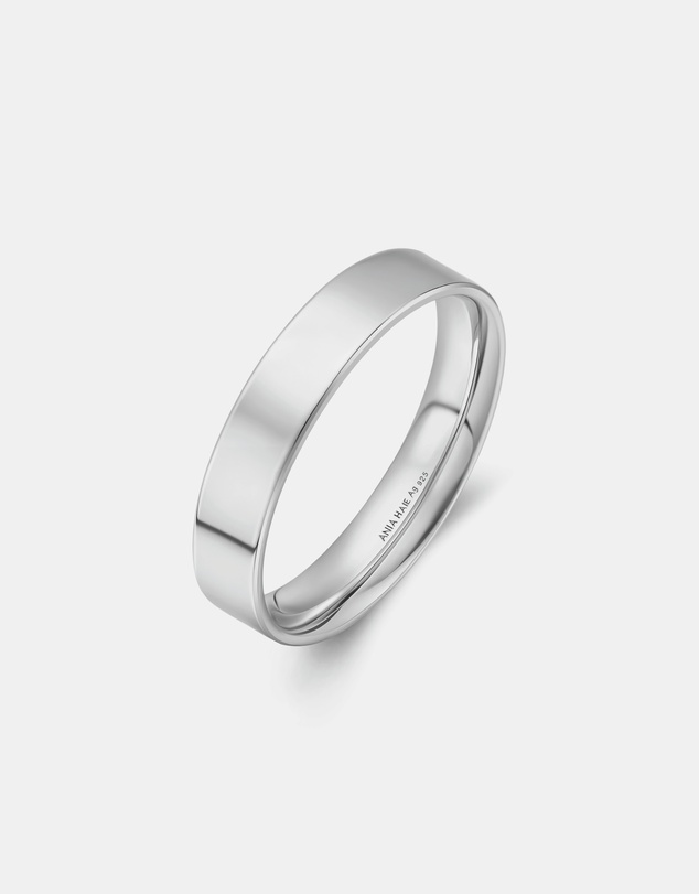 Ania Haie - Silver Smooth Band 4mm