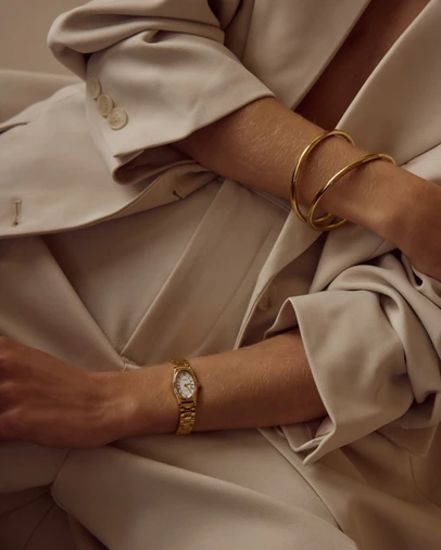 CENDRE - Carrie Bangle 14K Gold