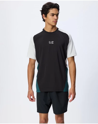 Emporio Armani EA7 - Ventus7 SS Colourblock Tee Pl ST