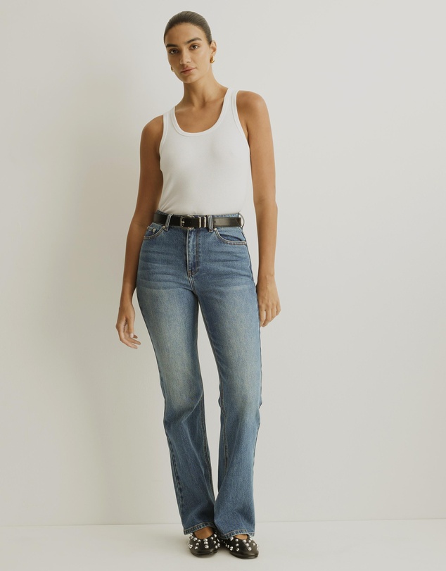 Atmos&Here - Ava Stretch Boot Leg Jeans