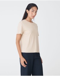 Forcast - May Relaxed Cotton T-shirt