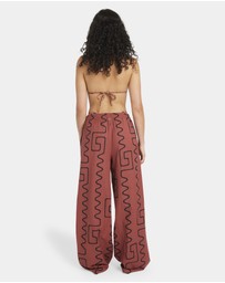 RVCA - Womens Farlow Elastic Linen Pants