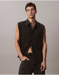 Calvin Klein Jeans - Sleeveless Denim Shirt