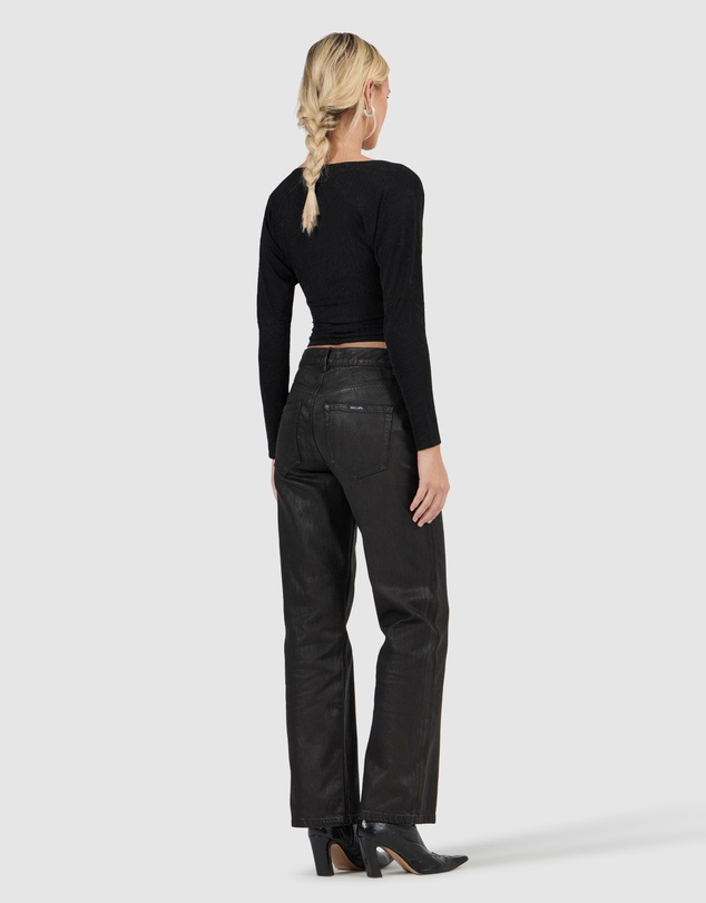 Rolla's - 90'S Boyfriend Jean - Espresso Coated