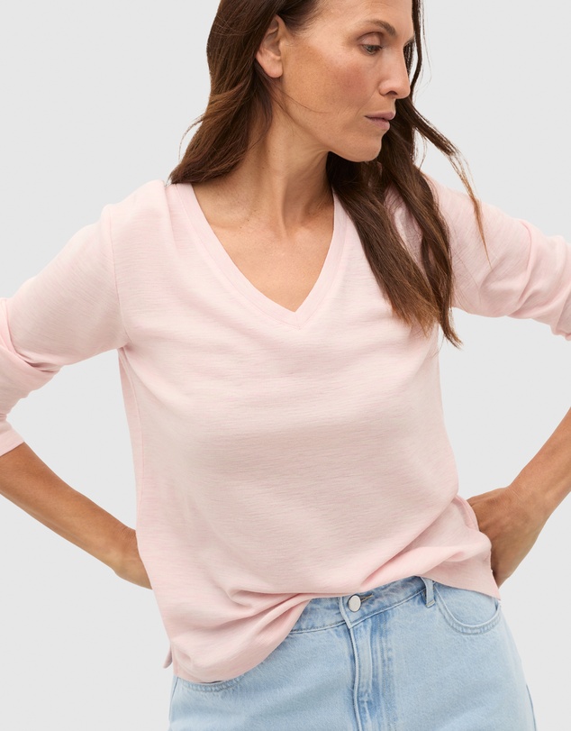 Seed Heritage - Australian Merino V Neck Top
