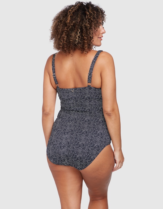 Artesands - Zig Zag Black Raphael E/F Underwire One Piece